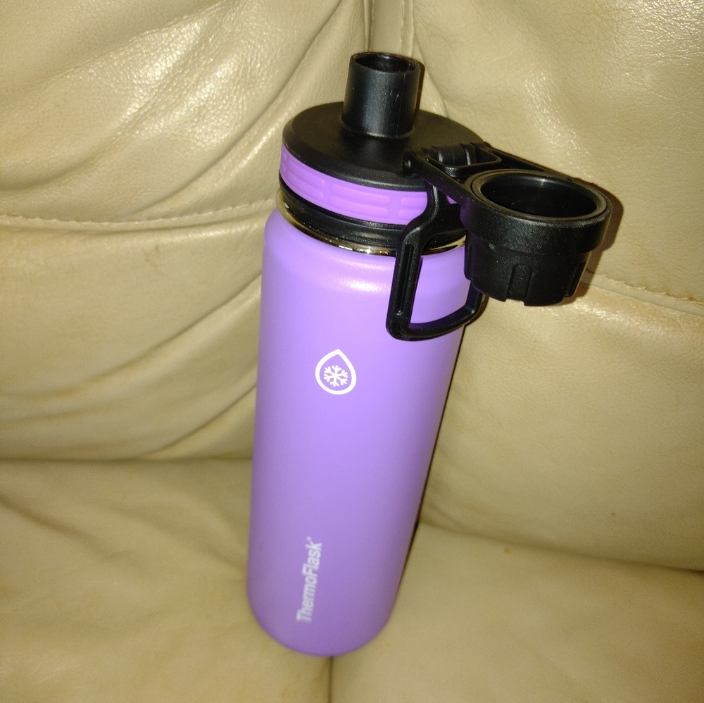 24oz Thermoflask purple with chug lid